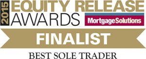 2015 Equity Release Awards logo awarded to Acclaimed Mortgage Consultancy for being a finalist