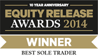 Equity Release Award logo which Acclaimed Mortgage Consultancy won an award for in 2014